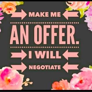 Taking offers on all merchandise!!